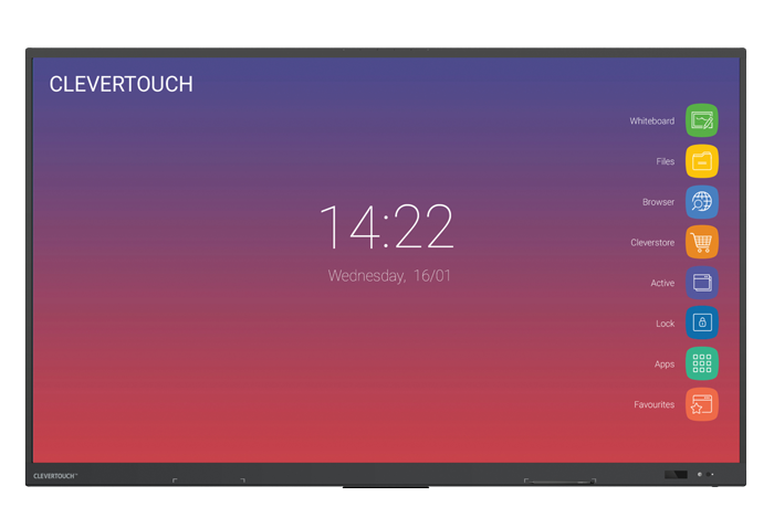 Clevertouch Interactive touchscreen in dubai